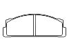 Pastillas de freno Brake Pad Set:4 434 817